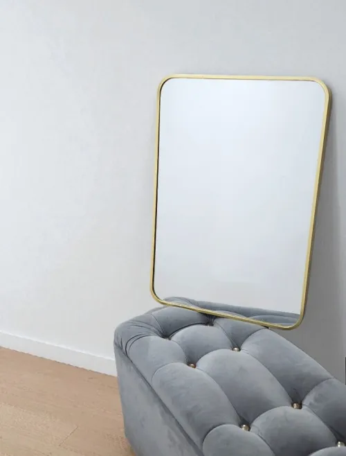 Miroir Mural Élégant avec Cadre Doré