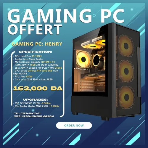 Gaming PC HENRY: Intel Core i5-10505 with RTX 5050