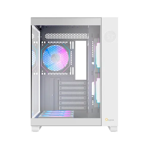 Ocypus Iota C70 ARGB White ATX 6 Fans Digital