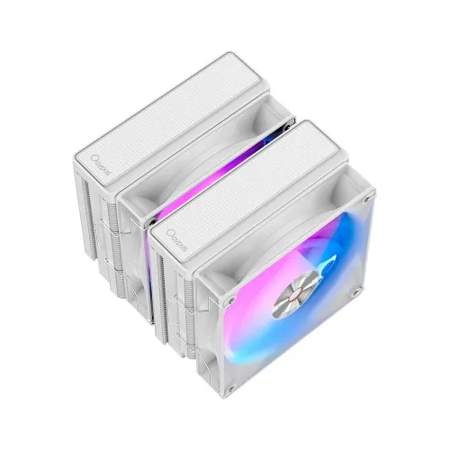 CPU Cooler Ocypus Delta A62 WH ARGB Dual Tower 6 Heat-Pipe