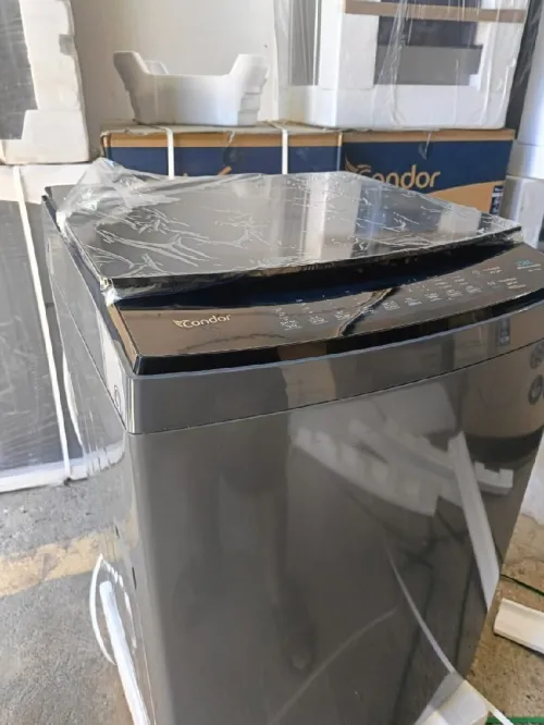Machine a laver condor 15kg la top blanc gris 