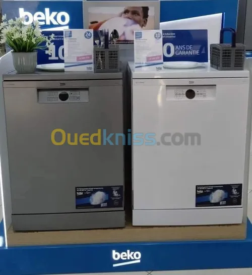 Lave-vaisselle beko 15 couverts 5 programme blanc/ gris 