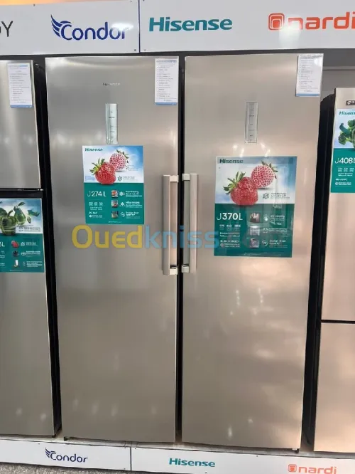 Réfrigérateur hisense Twin no-frost inox 