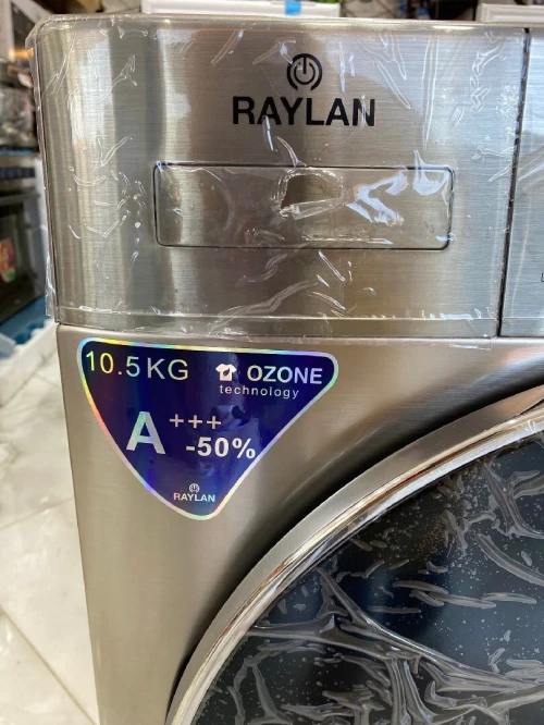 Machine à laver raylan 10.5 kg ozone inox