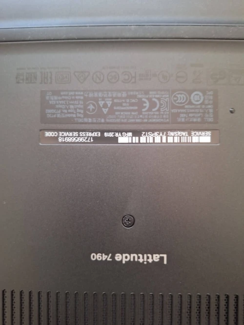 Laptop-Dell Latitude-7490, I7-8e Gen, FHD-Tactile, Ram-16GB, Rom-256-SSD-NVME, Windows 11 Original