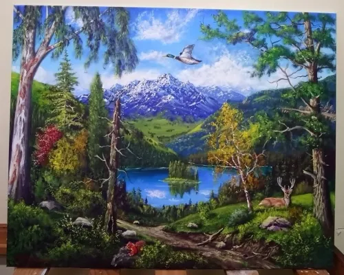 Tableaux d'Art réalistes Peinture sur toile