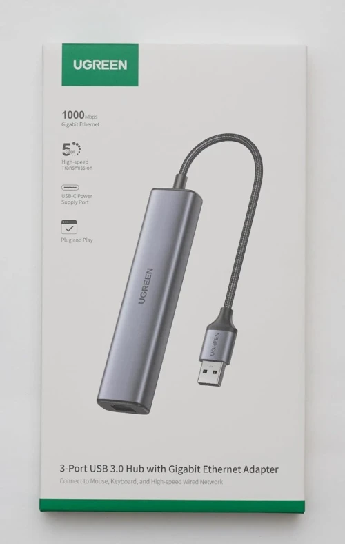 Ugreen Ethernet + USB 3.0 HUB