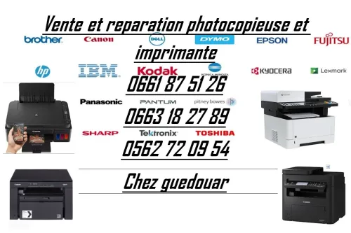 Achat, vente et reparation des imprimante et photocopieuse
