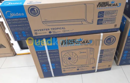 Promotion climatiseur midea 12000btu KING TROPICAL inverter 