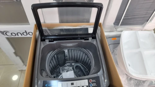 Promotion machine à laver candy 13kg top grise 