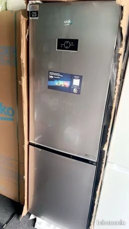 Promotion réfrigérateur combiné beko 450l no frost inox 