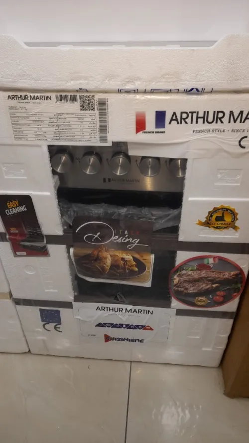 Promotion cuisinière arthure Martin 4 feux inox ventilé 