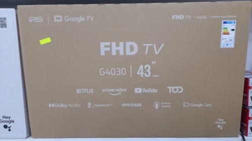 Promotion téléviseur iris 43p google tv Android 