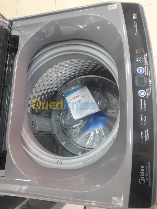 Promotion machine à laver midea 10kg la top grise