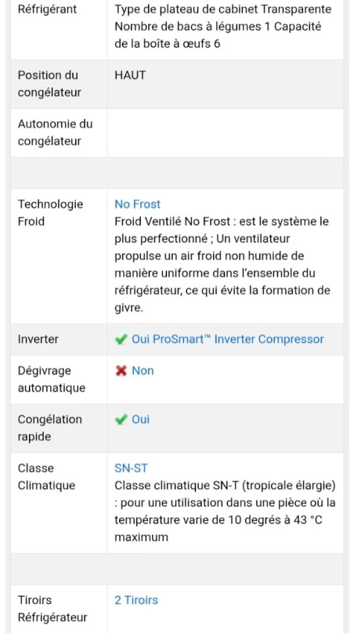 Promotion réfrigérateur beko 660l nofrost prosmart inverter gris 