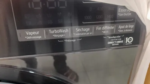 Promotion machine à laver LG 12kg séchant 