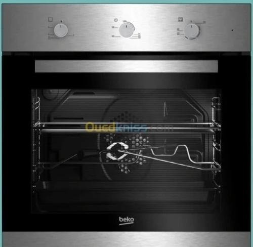 Promotion four encastrable beko gaz electrique ventilé inox 