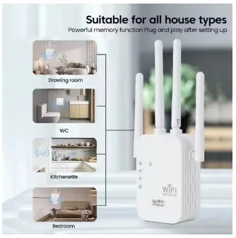 مُكرر Wi-Fi لاسلكي طويل المدى