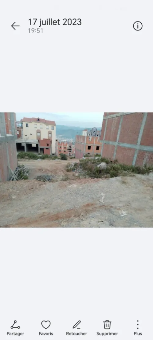Vente Terrain Béjaïa Oued ghir