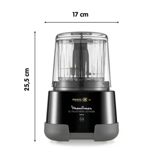 MOULINEX Hachoir et moulin 5en1 la moulinette Ultimate 1000w DP810810