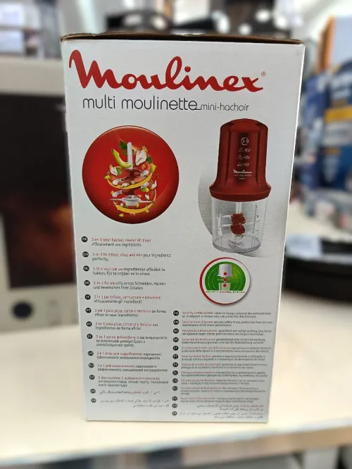 MOULINEX Multi moulinette 3en1 6 lames 500w 2 vitesses