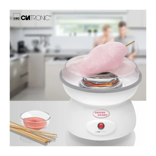CLATRONIC Machine à Barbe a papa Coton Compact 500w 27 Cm