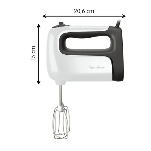 Moulinex Prep'Mix Batteur et Mixeur plongeant 500W  6 accessoires HM462110