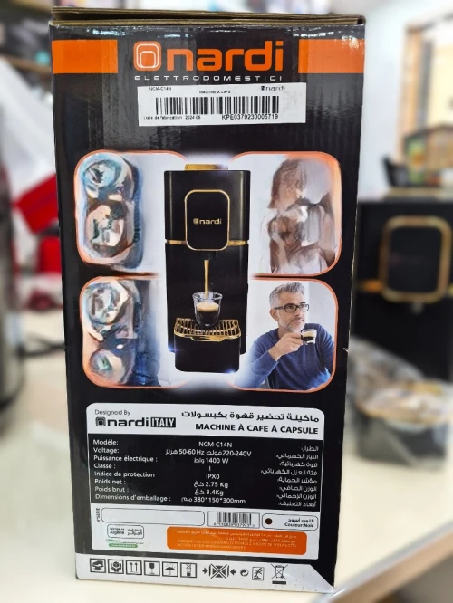 NARDI Machine a café capsule 19 bars 1400w