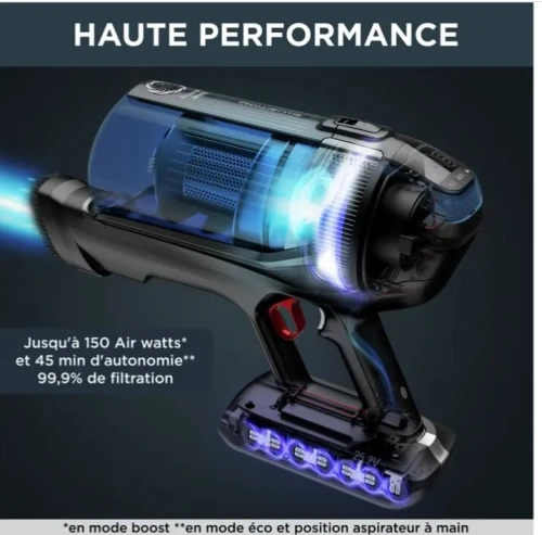 ROWENTA XForce Flex Aspirateur Aqua 12.60 45min 150w