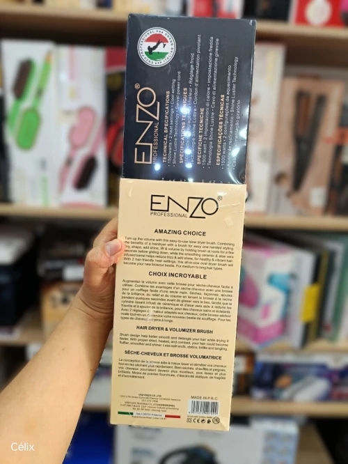 ENZO Brosse Volumisante soufflante Rose Gold seche cheveux