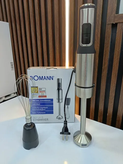 BOMANN Pied mixeur plongeant 2en1 et fouet 1500w