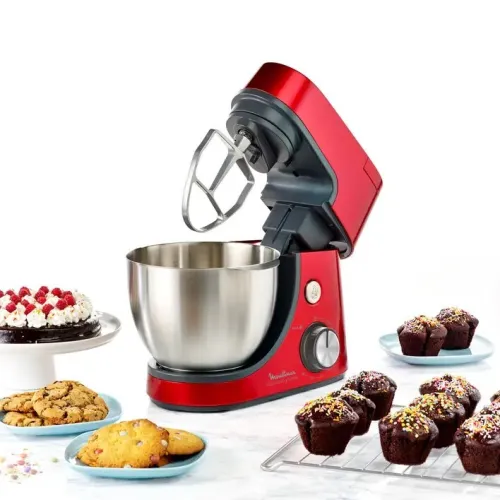 MOULINEX Masterchef gourmet pétrin multifonctions 4.6L 1.8kg 1100w blender/hachoir/découpe légumes
