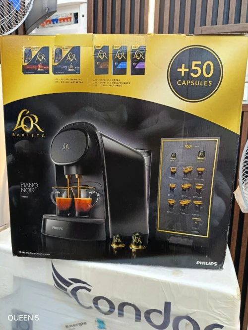 PHILIPS L'or Barista Sublime Compact machine a café 50 capsule 19 bars 1450w 2 tasses LM901205 BLACK