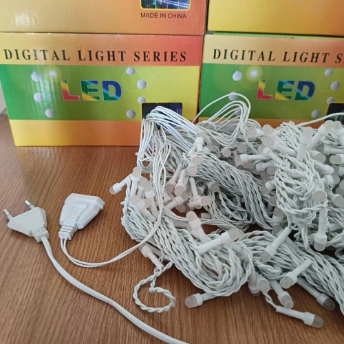 Guirlande guirxiété lumineuse décor ramadan Rideau 3x3 mètres coloré/Jaune ضوئي ملون وأصفر FLASH