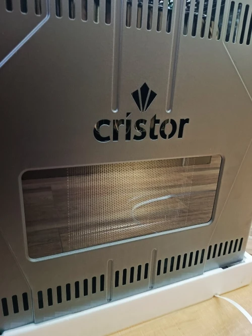 CRISTOR Volcano radiateur chauffage à gaz naturel 10Kw + détecteur CO