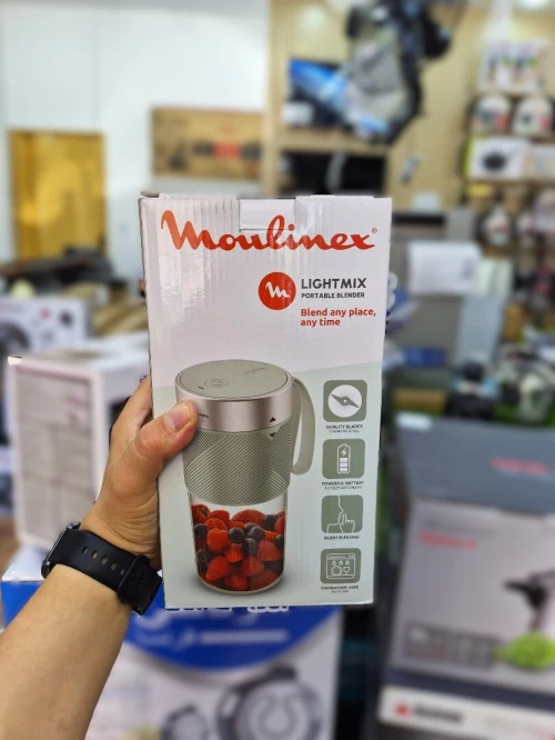 MOULINEX LightMix mini blender portable rechargeable 300ml 50w