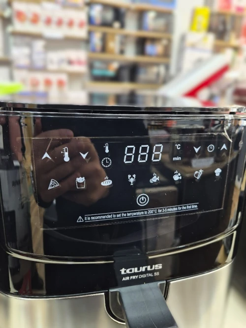 TAURUS Air fryer Friteuse à air DIGITAL 5S 5L 1450w 1.2Kg