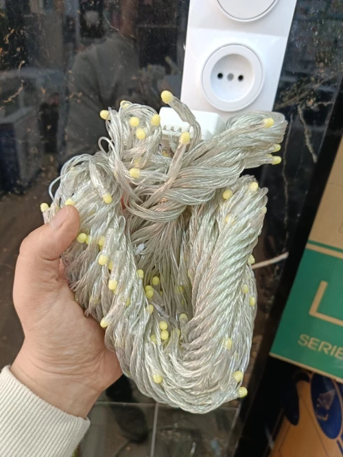 Guirlande guirxiété lumineuse décor ramadan Rideau 3x3 mètres coloré/Jaune ضوئي ملون وأصفر FLASH