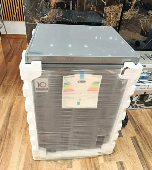 CONDOR Congélateur horizontal compact 102L Inverter avec lampe a l'interieur GRIS/BLANC
