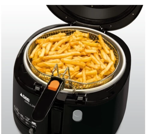 SEB Simply One friteuse à l'huile classique 1.2Kg 2.1L Noire