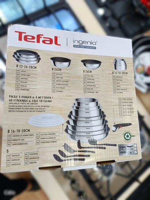 Tefal Ingenio batterie de cuisine en inox 17 pièces 