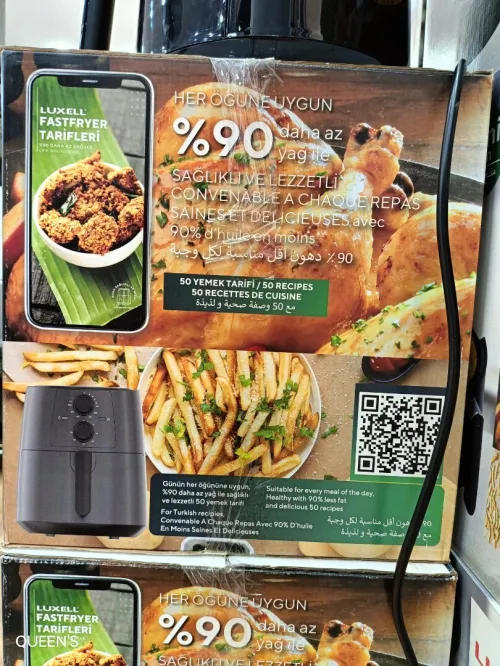 PROMO LUXELL friteuse Air fryer FastFryer 5.5L 1500w