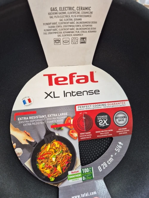 TEFAL XL Intense Poêle à frire WOK 28 Cm 3.6L 6 personne
