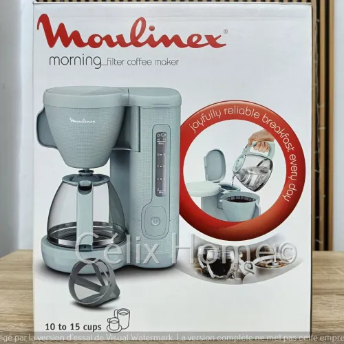 MOULINEX Cafetière Filtre Morning 15 tasses (Filtre inclus) FG2M1310