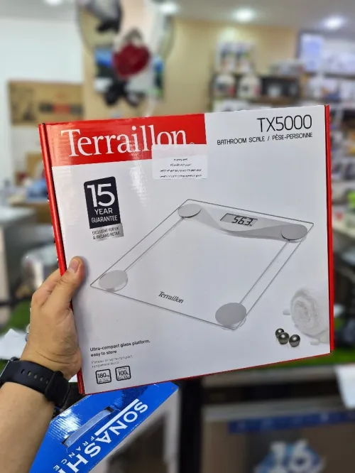 TERRAILLON Pèse personne électronique 100g-180Kg Transparent