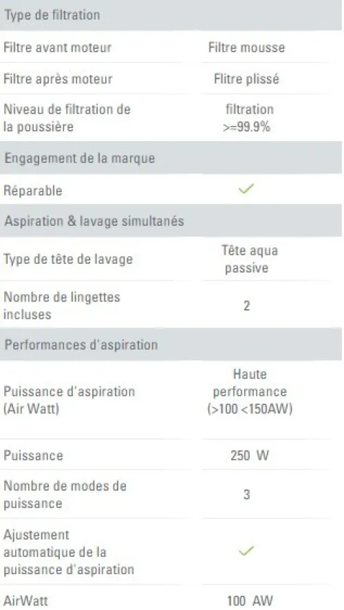 ROWENTA XFORCE 9.60 Flex Aqua aspirateur et laveur RH20CO