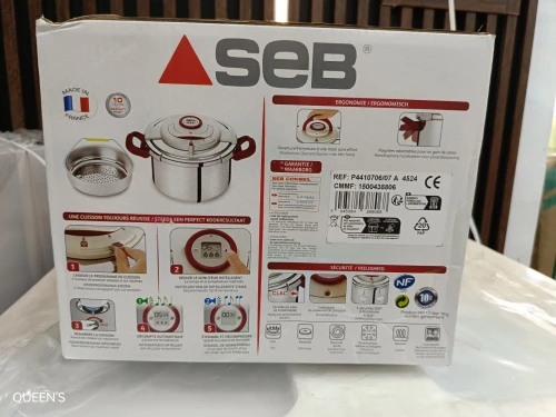 SEB Clipso+ Precision 6L Autocuiseur Cocotte