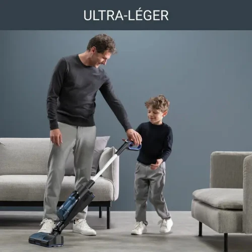 ROWENTA XCombo Aspirateur à main 2en1 laveur 215W 60min +6 accessoires