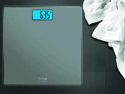 TEFAL Pese personne balance electronique en verre trempé 160kg CLASSIC