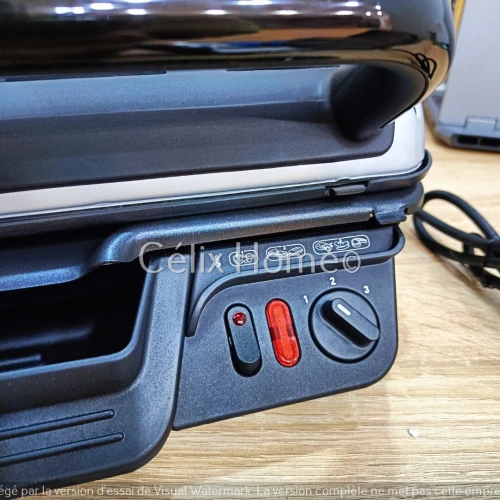 TEFAL Grill Viande panineuse & barbecue Compact Grill 2000W 3 niveaux 
